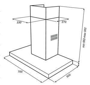 Máy hút mùi Spelier SP 109 - 9 Máy hút mùi Spelier SP 109 - 8