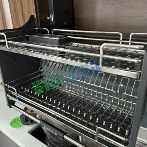 Giá bát đĩa nâng hạ inox 304 nan Oval EPV9080Pro - 17 Giá bát đĩa nâng hạ inox 304 nan Oval EPV9080Pro - 16