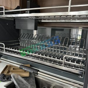 Giá bát đĩa nâng hạ inox 304 nan Oval EPV9080Pro - 43 Giá bát đĩa nâng hạ inox 304 nan Oval EPV9080Pro - 42