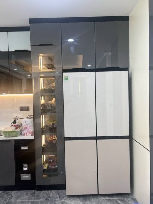 TỦ BẾP INOX CÁNH KÍNH TỦ TRÊN - 16 TỦ BẾP INOX CÁNH KÍNH TỦ TRÊN - 15