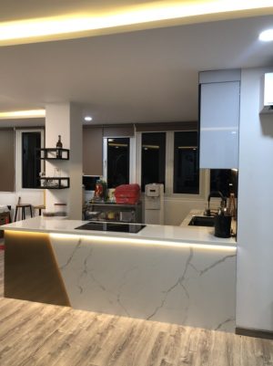 TỦ BẾP INOX CÁNH KÍNH TỦ DƯỚI - 39