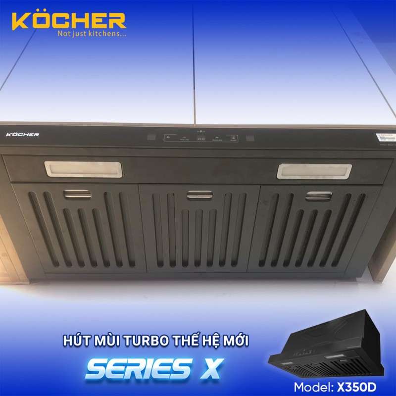 MÁY HÚT MÙI ÂM TỦ KOCHER TUBO SERIES X MODEL X350N - 24