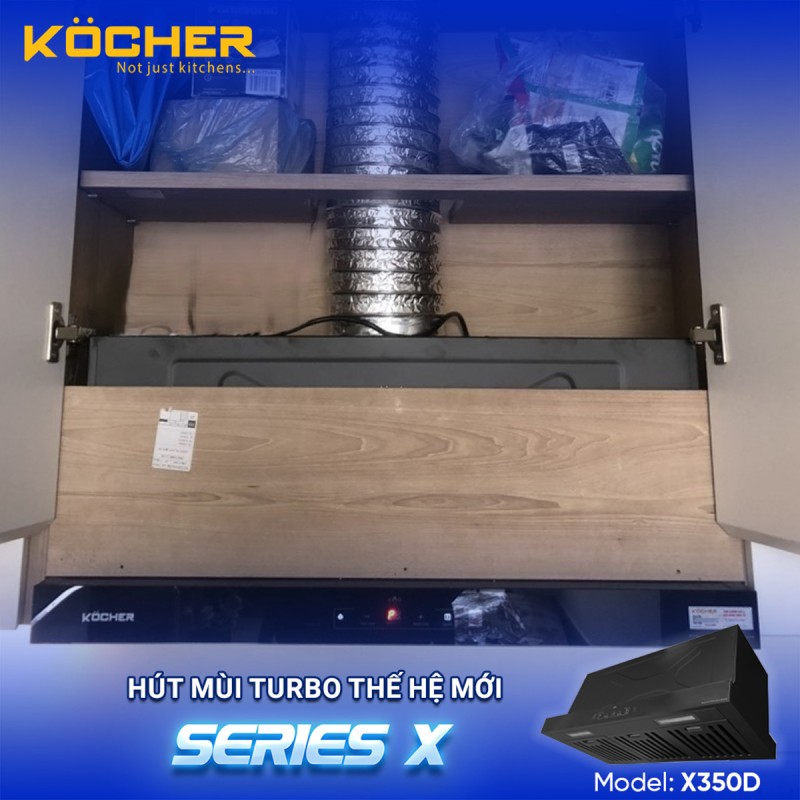Máy hút mùi âm tủ Kocher Tubo SerieS X Model X350D - 6