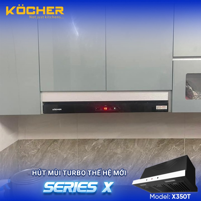 MÁY HÚT MÙI ÂM TỦ KOCHER TUBO SERIES X MODEL X350N - 28