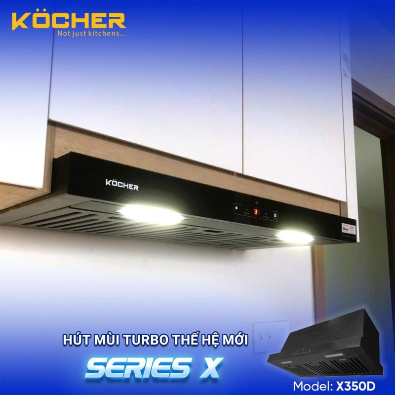 MÁY HÚT MÙI ÂM TỦ KOCHER TUBO SERIES X MODEL X350N - 30