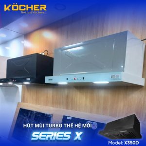 MÁY HÚT MÙI ÂM TỦ KOCHER TUBO SERIES X MODEL X350N - 30