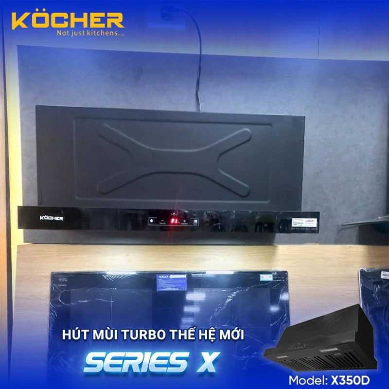 Máy hút mùi âm tủ Kocher Tubo SerieS X Model X350D - 20