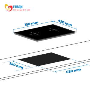 Bếp từ 2 vùng nấu KAFF KF-FL6868 SMART - 9 Bếp từ 2 vùng nấu KAFF KF-FL6868 SMART - 8