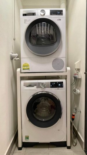 Máy sấy bơm nhiệt Bosch WQG24570SG 9 kg - 18