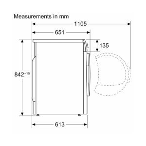Máy Sấy Quần Áo BOSCH WQB245B0SG 9Kg - 10 Máy Sấy Quần Áo BOSCH WQB245B0SG 9Kg - 9