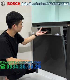 Máy rửa bát Bosch SMI6ZCS16E Series 6 - 32