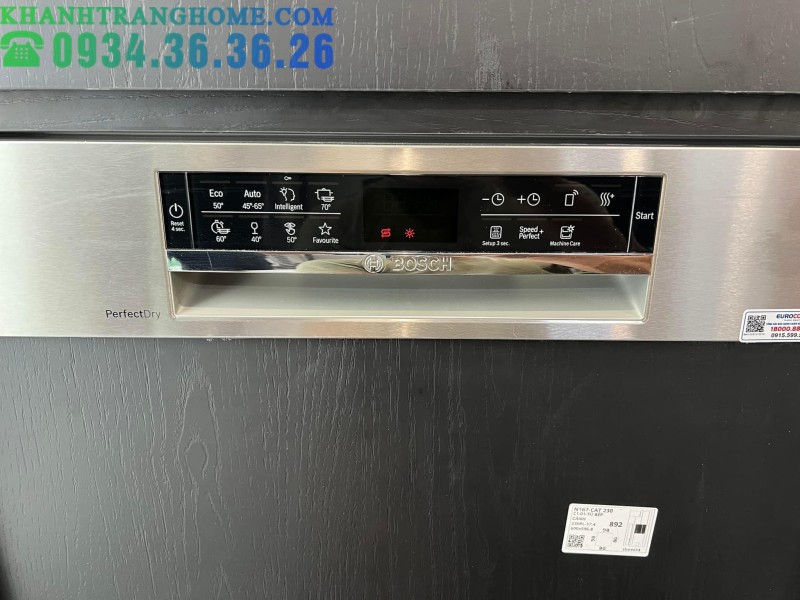 Máy rửa bát Bosch SMI6ZCS16E Series 6 - 62